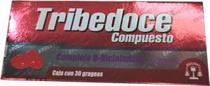 Tribedoce Compuesto B Diclofenaco 30 Tabletas